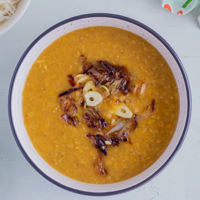 Masoor Dal - Indian red lentil curry