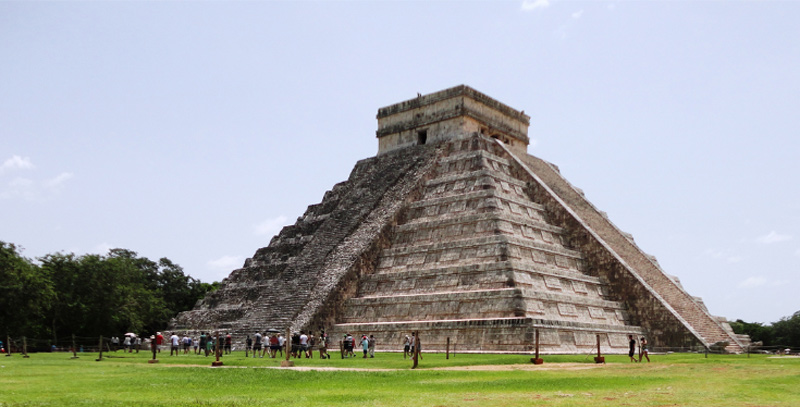 Mayan temple, Cancun, Mexico - As a part of your Mexico unit, take a virtual tour of a Mayan temple.