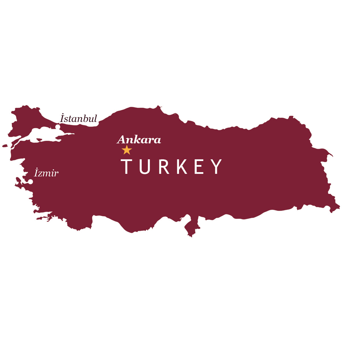 Turkey map