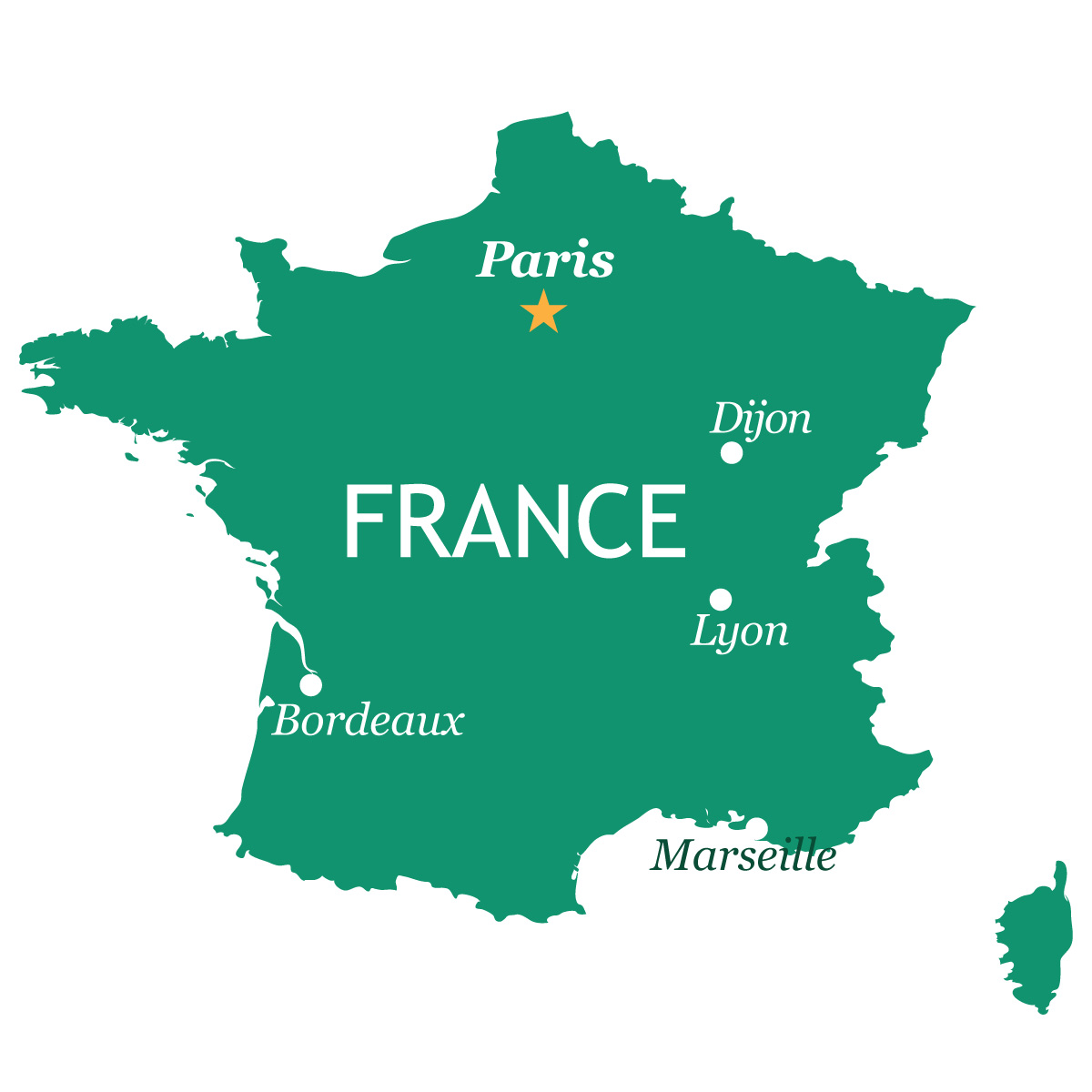 Map of France