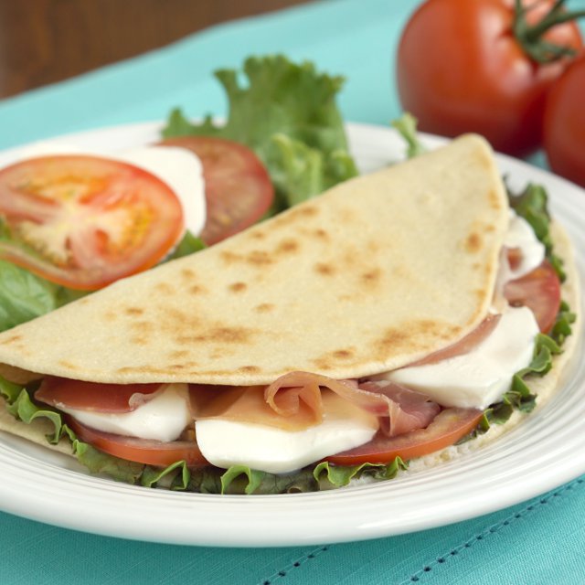Piadina - Italian flatbread sandwich - Kids can learn about Italy by making Italian food
