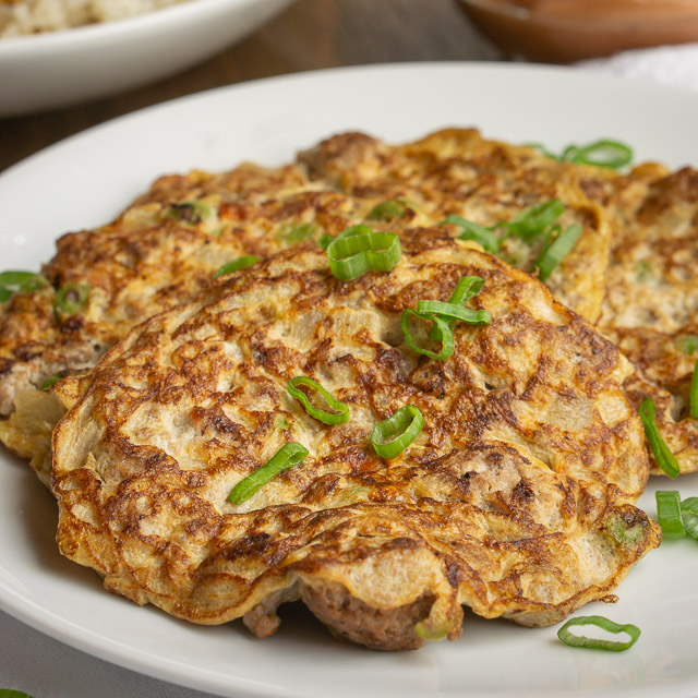 Tortang Giniling - Filipino beef omelette