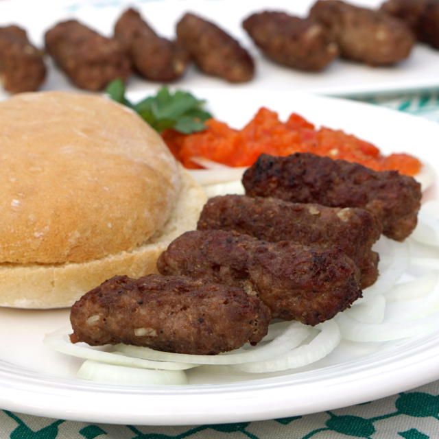 Cevapi - Grilled Serbian Sausages