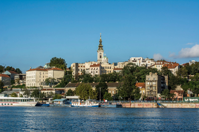 Riverside view of Belgrade, Serbia - Serbia facts for kids