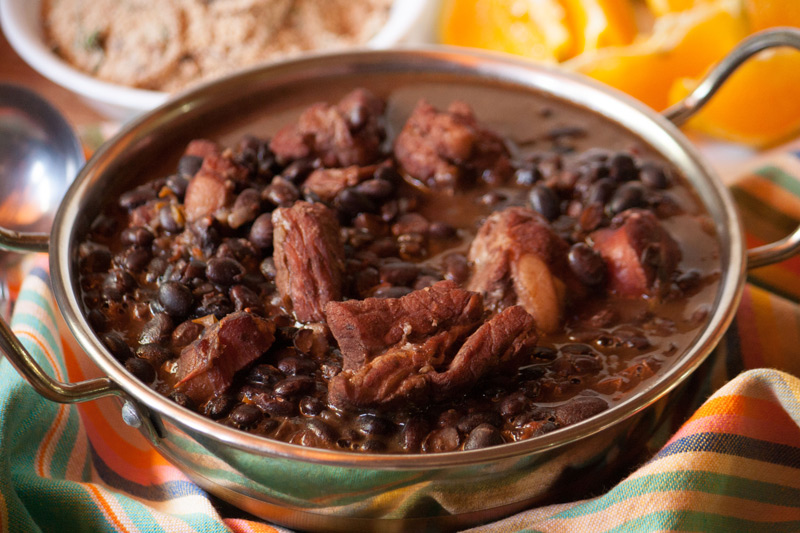 Feijoada - Brazilian black bean stew - facts about food in Brazil for kdis