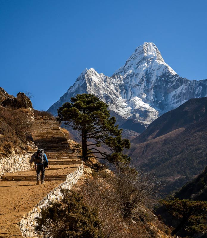 Ama Dablam Mountain, Nepal - Kids lean about Nepal