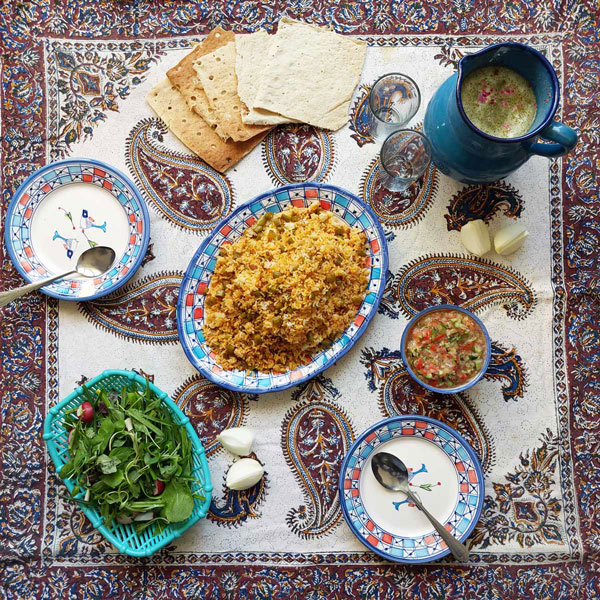 Iranian meal set - kids lean about Iran food and culture
