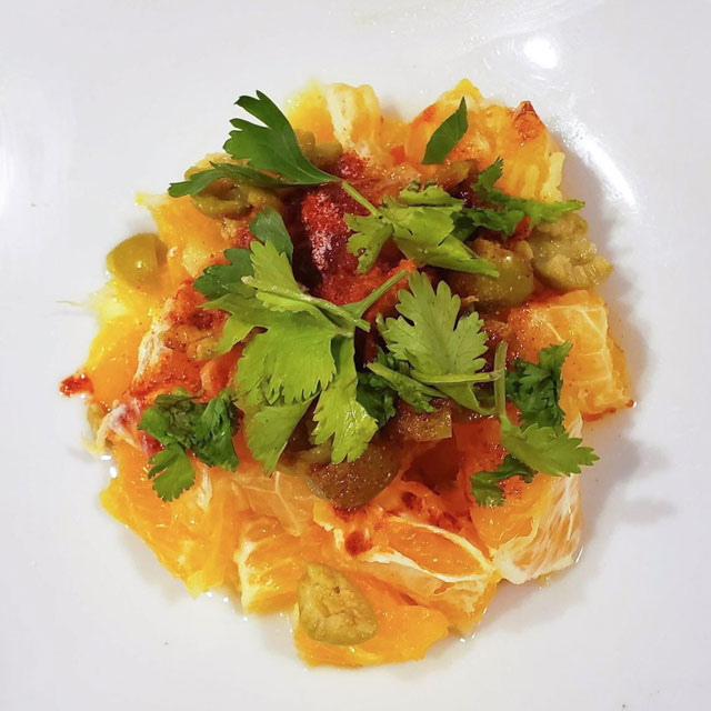 Moroccan Orange Salad - from Curious Cuisiniere