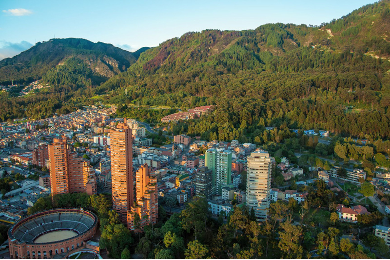 Bogotá and the Andes Mountains - Image from Canva.com