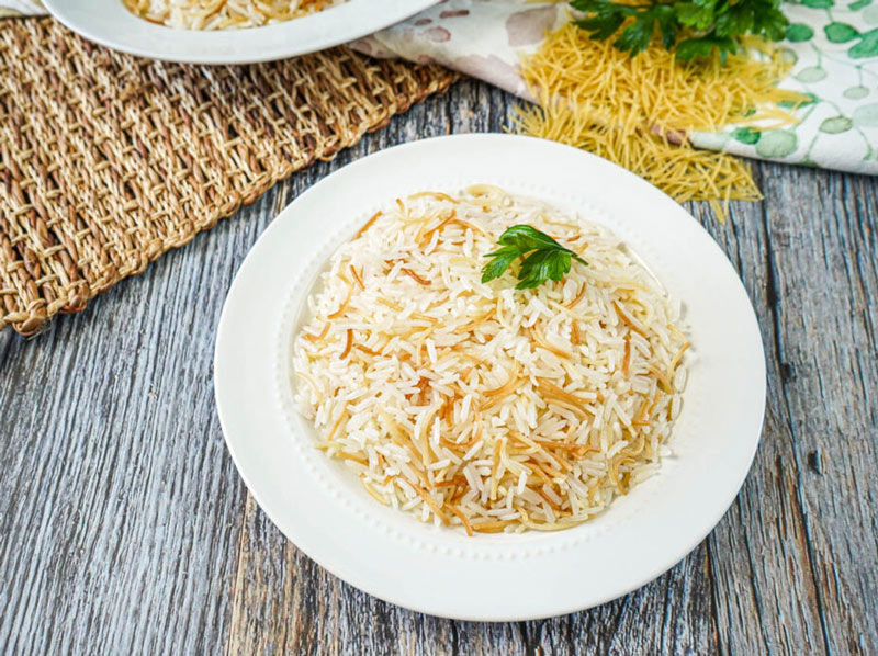 Arroz con Fideos (Dominican Rice with Noodles) - Image used with permission from Tara's Multicultural Table