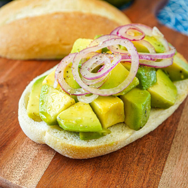 Pan con Aguacate (Avocado Sandwich) -Image used with permission from Tara's Multicultural Table