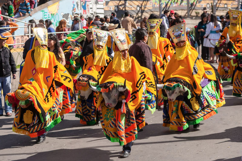 Carnival in La Paz, Bolivia - Image from Canva.com - Kids learn about Bolivian culture